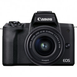 Mirrorless Camera CANON EOS M50 Mark II + 15-45 f/3.5-6.3 IS STM Black (4728C043)